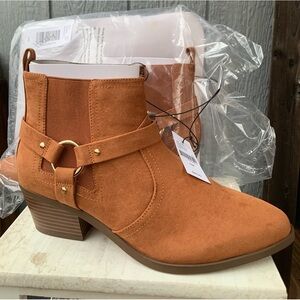 Lane Bryant Tan Ankle Booties